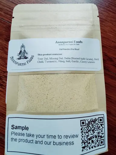 Dhal Rice Powder (Paruppu Podi)